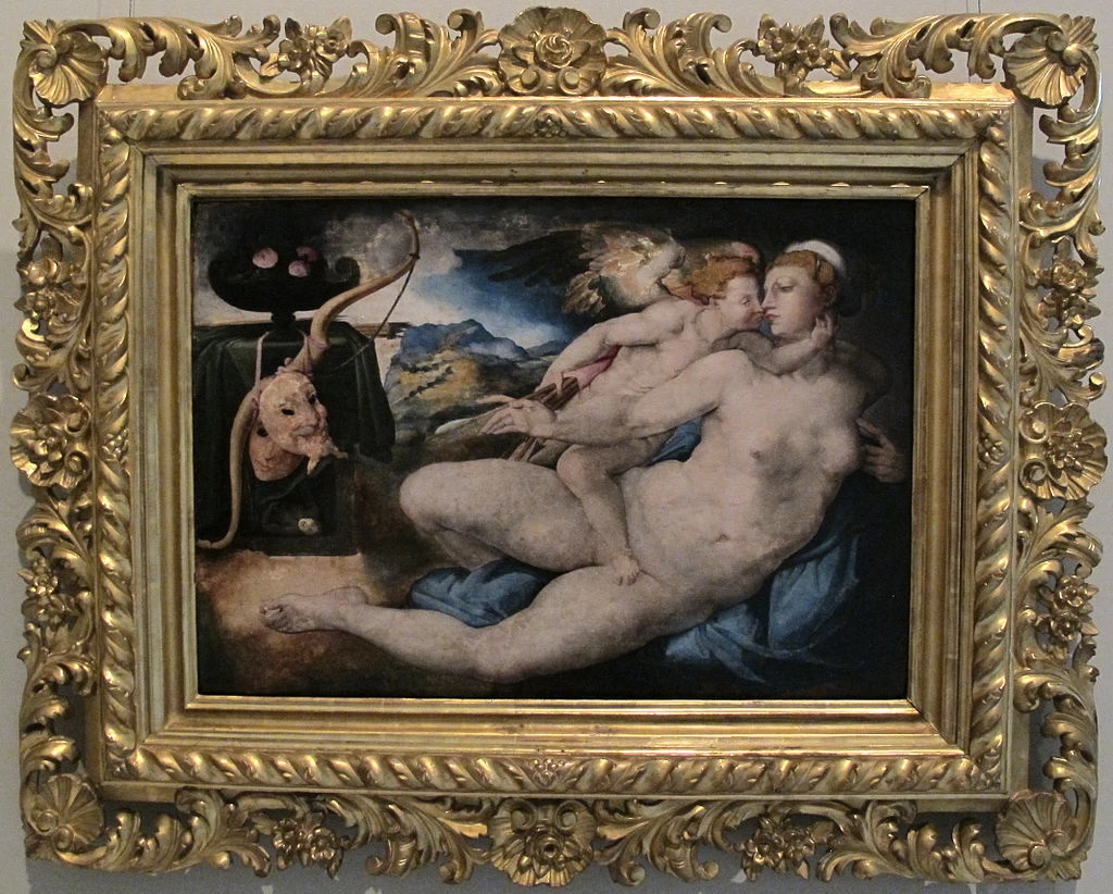  175-Venere e amore-da Michelangelo-Pontormo